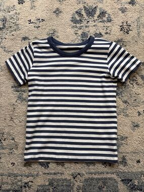 Daily Drills striped baby tee